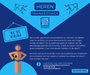 Gezocht: trainer en coach voor de herenselectie