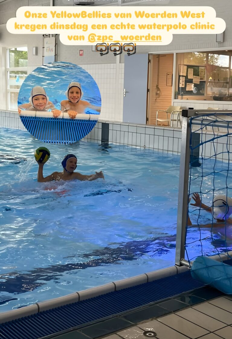 Waterpoloclinic met YellowBellies groot succes!