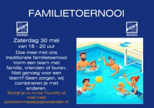 Familietoernooi op 30 mei