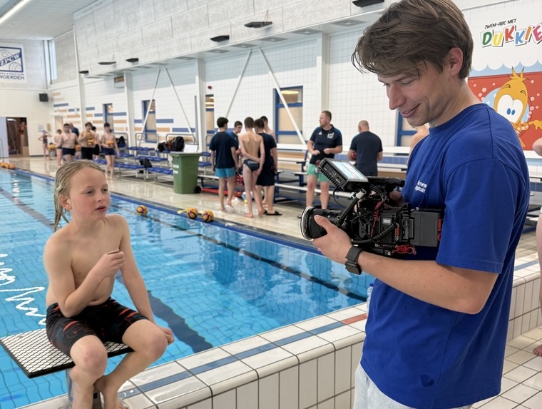 Waterpolo in beeld bij Beweegteam Woerden